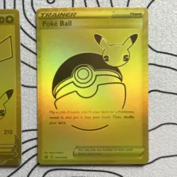 Pokemon Pikachu V & Poke Ball Celebrations Promo Cards English Collectible - Image 3