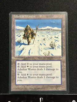 Adarkar Wastes R Ice Age MTG Moderately Played - Image 3