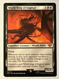 MTG / Witch-king of Angmar / LTR / #114 / Regular / Mythic / NM - Image 1