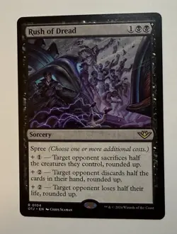 Rush of Dread #104 (NM) Thunder Junction OTJ Magic MTG - Image 1