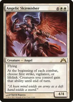 Angelic Skirmisher 3 Rare Gatecrash Magic: The Gathering Foil Near Mint - Image 1