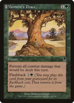 Moment's Peace Common Odyssey Magic: The Gathering Moderately Played - Image 1
