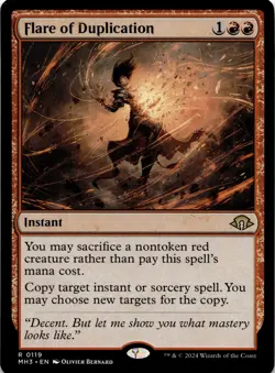 Flare of Duplication MTG Modern Horizons 3 Rare LP Pck Fresh - Image 2