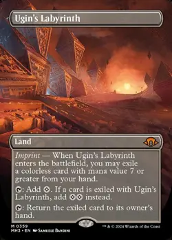 [1x] Ugin's Labyrinth - Foil - Borderless Near Mint, English Modern Horizons 3 M - Image 1