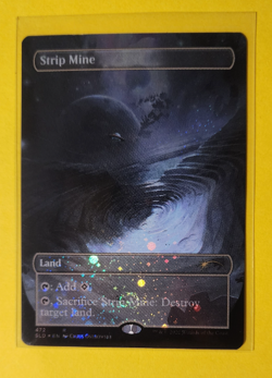 STRIP MINE - Galaxy Foil - Secret Lair - MTG Rare #472 - Magic: The Gathering - Image 1