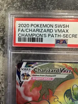 Pokemon TCG Charizard VMAX Champions Path Holo Card 074/073 Secret Rare - Image 3