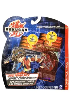 Bakugan Battle Brawler CARD POWER PACK -(10 Random Cards)- DAN’S LAUNCHER - Holo - Image 1