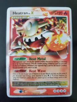 Heatran Lv.X 97/100 Holo Pokemon TCG Diamond & Pearl Stormfront Card Near Mint - Image 1