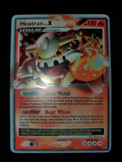 Heatran Lv.X 97/100 Holo Pokemon TCG Diamond & Pearl Stormfront Card Near Mint - Image 2