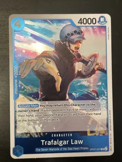 Trafalgar Law OP07-047 R 500 Years in the Future One Piece Card TCG English - Image 1