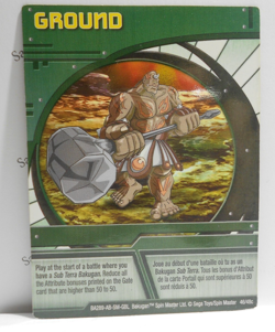 Bakugan Card - Ground - Green Ability Card - BA289 - 46/48c - 2008 - Image 1
