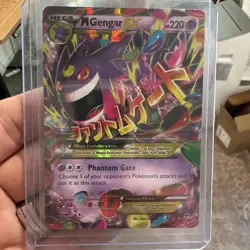 Pokemon TCG XY Phantom Forces M Gengar EX Ultra Rare Holo Card 35/119 Mega - Image 1