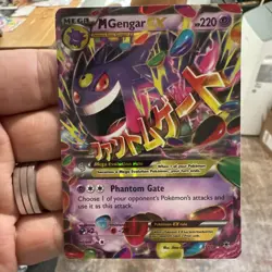 Pokemon TCG XY Phantom Forces M Gengar EX Ultra Rare Holo Card 35/119 Mega - Image 4
