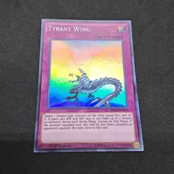Tyrant Wing DRL2-EN007 1st Edition Super Rare LP+ Light Play Yu-Gi-Oh! Card - Image 3