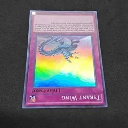 Tyrant Wing DRL2-EN007 1st Edition Super Rare LP+ Light Play Yu-Gi-Oh! Card - Image 4