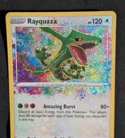Rayquaza - 138/185 - Pokemon Vivid Voltage Sword & Shield Amazing Rare Card NM - Image 2