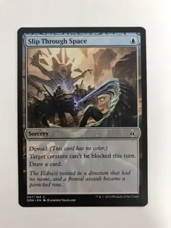 Slip Through Space MTG Magic the Gathering Card LP Lightly Played OGW - Image 1