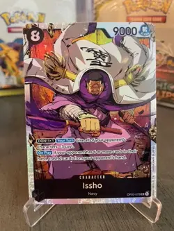 Issho OP03-078 SR Holo One Piece Card Game Pillars of Strength - English NM - Image 1