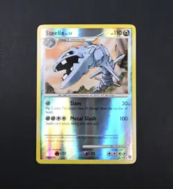 NM Steelix LV.50 Reverse Holo 38/130 Diamond and Pearl Pokemon Card - Image 3