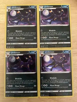 Umbreon SWSH129 Holo Promo Card Sword & Shield Series Pokemon TCG - Image 1