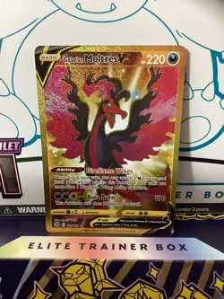 Pokemon Galarian Moltres v TCG Brilliant Stars Holo Card 183/172 Secret Rare - Image 1