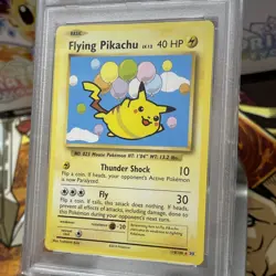 2016 POKEMON XY EVOLUTIONS CARD FLYING PIKACHU 110/108 PSA 9 - Image 2