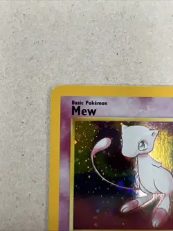 Mew #9 Rare Holo Promo Black Star Pokemon Cards League 1999-2000 WOTC SHARP - Image 3