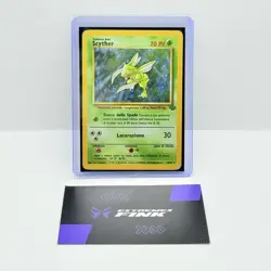 CARTA POKEMON CARD - SCYTHER HOLO 10/64 - ITA - JUNGLE UNLIMITED - PLAYED POOR - Image 1