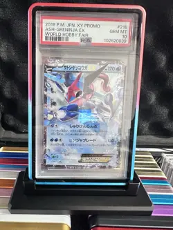 PSA 10 Ash Greninja EX Holo 218/XY-P World Hobby Fair Promo Pokemon Card Japan - Image 1