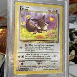 1999 POKEMON CARD Eevee - 51/64 - Pokemon - Jungle Unlimited - PSA 9 - Image 3