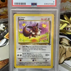 1999 POKEMON CARD Eevee - 51/64 - Pokemon - Jungle Unlimited - PSA 9 - Image 4