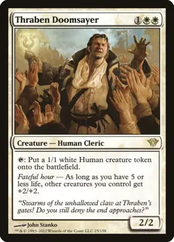 Thraben Doomsayer [Dark Ascension] Magic MTG - Image 1