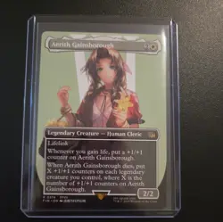 Aerith Gainsborough (Borderless) Final Fantasy Regular NM MTG - Image 1