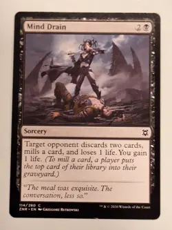Mind Drain - Zendikar Rising - Magic the Gathering MTG Nice! - Image 1