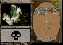 Magic the Gathering -MTG-Swamp Foil - Image 1