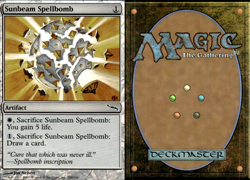 Magic the Gathering -MTG-Sunbeam Spellbomb Foil - Image 1
