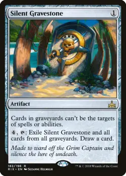 Silent Gravestone [Rivals of Ixalan] Magic MTG - Image 1