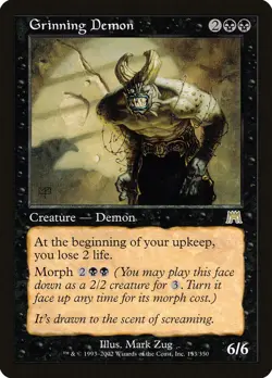 Grinning Demon [Onslaught] Magic MTG - Image 1