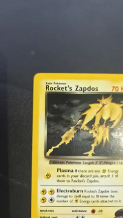 Pokemon Rocket's Zapdos 15/132 Gym Challenge Holo - NM - Image 2