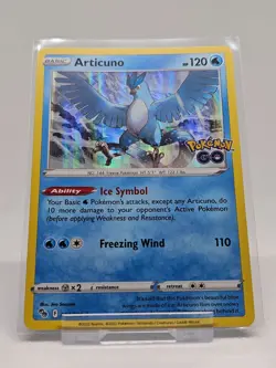 Articuno 024/078 Holo Rare Pokemon GO Pokemon TCG Holo - Image 1