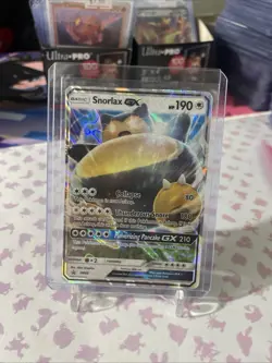 Snorlax GX - SM05 Holo Promo Sun & Moon Promo Pokemon Near Mint - Image 1