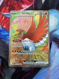 Ethan's Ho-Oh ex 209/182 Ultra Rare Sv10: Pokemon Destined Rivals Holo Near Mint - Image 1
