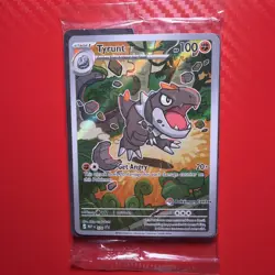 Pokemon TCG Tyrunt Pokemon Center Exclusive Black Star Promo Sealed NM English - Image 1