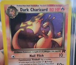 Dark Charizard Team Rocket 4/82 Holo Rare 80 HP English Unlimited - Image 1
