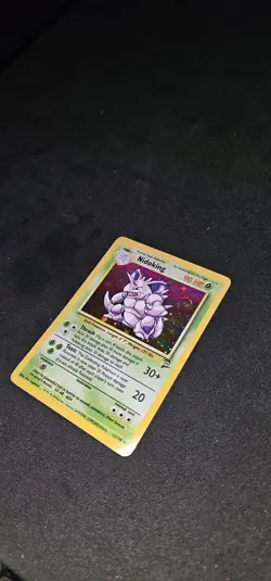 Pokemon Nidoking 90 HP Holo Rare 11/130 LP uw 1x swirl - Image 1