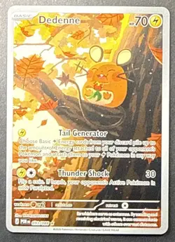 Pokemon TCG Dedenne 093/088 ⭐ Illustration Rare IR Perfect Order NM - Image 1