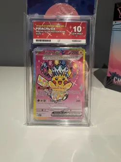 Pokemon Ascended Heroes (eng)- Pikachu SIR- ACE 10- Perfect Sub-Grades- - Image 2