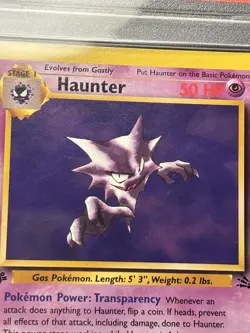 PSA 8 Haunter 21/62 - 🌊 1st Edition Fossil Pokemon TCG 🖤 - NM-MT - Image 3