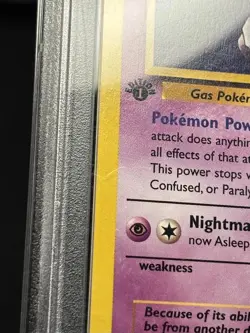 PSA 8 Haunter 21/62 - 🌊 1st Edition Fossil Pokemon TCG 🖤 - NM-MT - Image 4