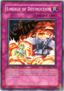 3 x Lineage of Destruction - CSOC-EN069 - Common - Unlimited Edition Near Mint, - Image 1